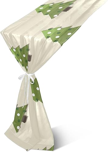Christmas Trees Cute Table Runner Fall Table Decor for Dining Table Decor Christmas Table Runner 120 Inches Long