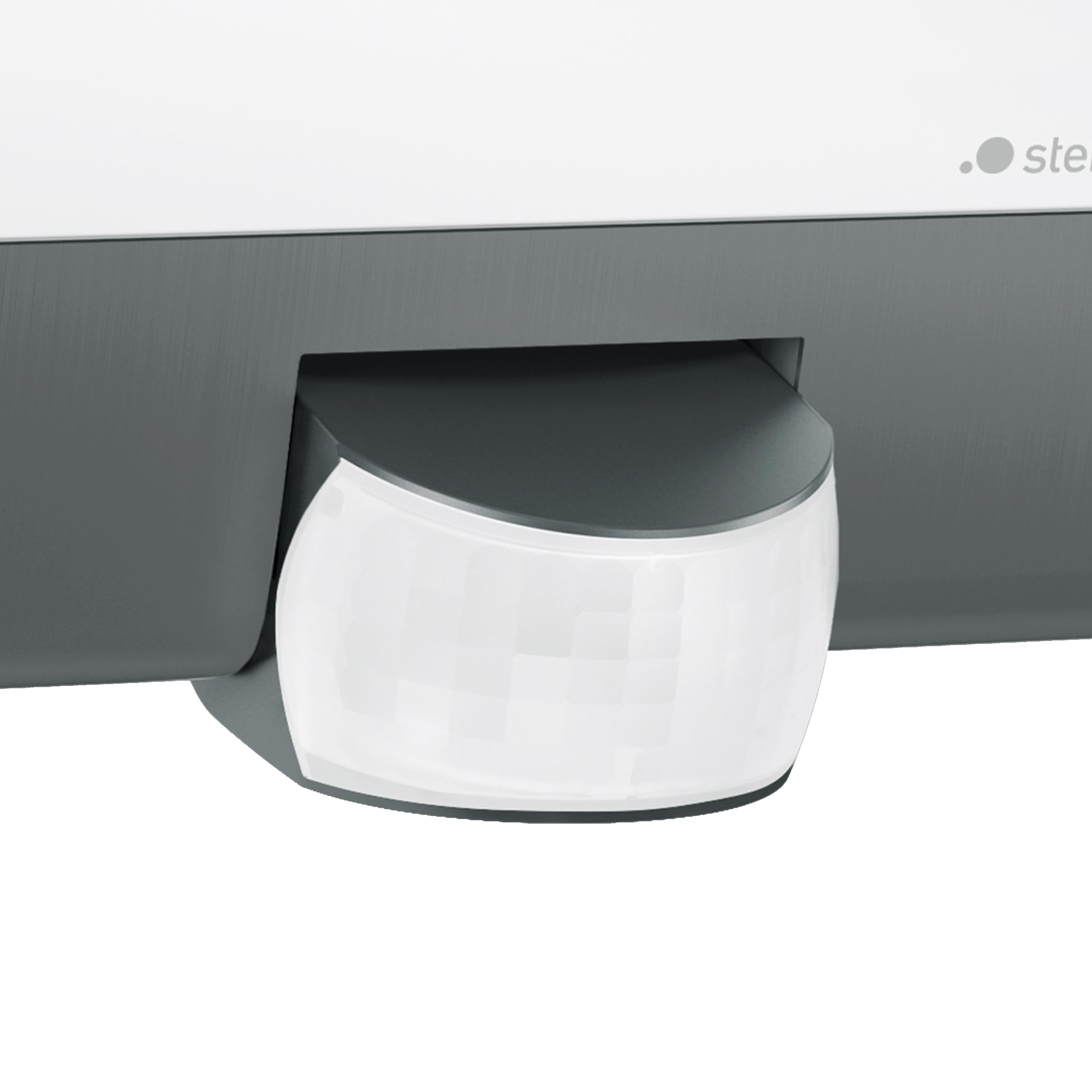 Steinel Applique murale avec détecteur de mouvement L22 gris anthracite - Luminaire extérieur avec capteur de présence portée 10m - Lampe extérieure 60 W