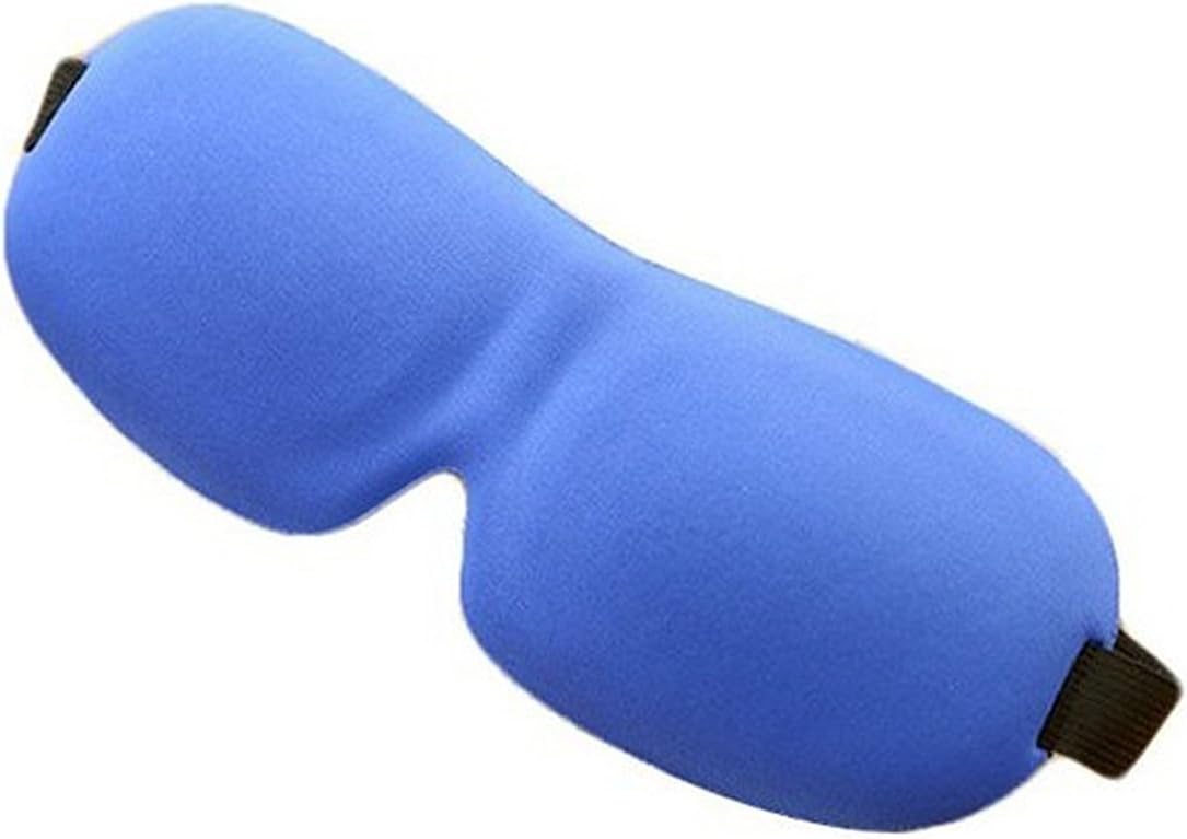 JIATEN Travel Dreams Rest 3D Sponge Sleeping Eye Mask Cover Lightweigh & Block Light Breathable (Blue)