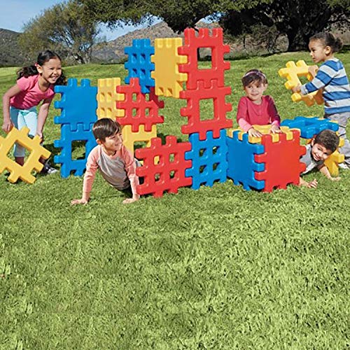 Little Tikes Big Waffle Block Set - 18 pieces, Blue/Red/Yellow - image 8