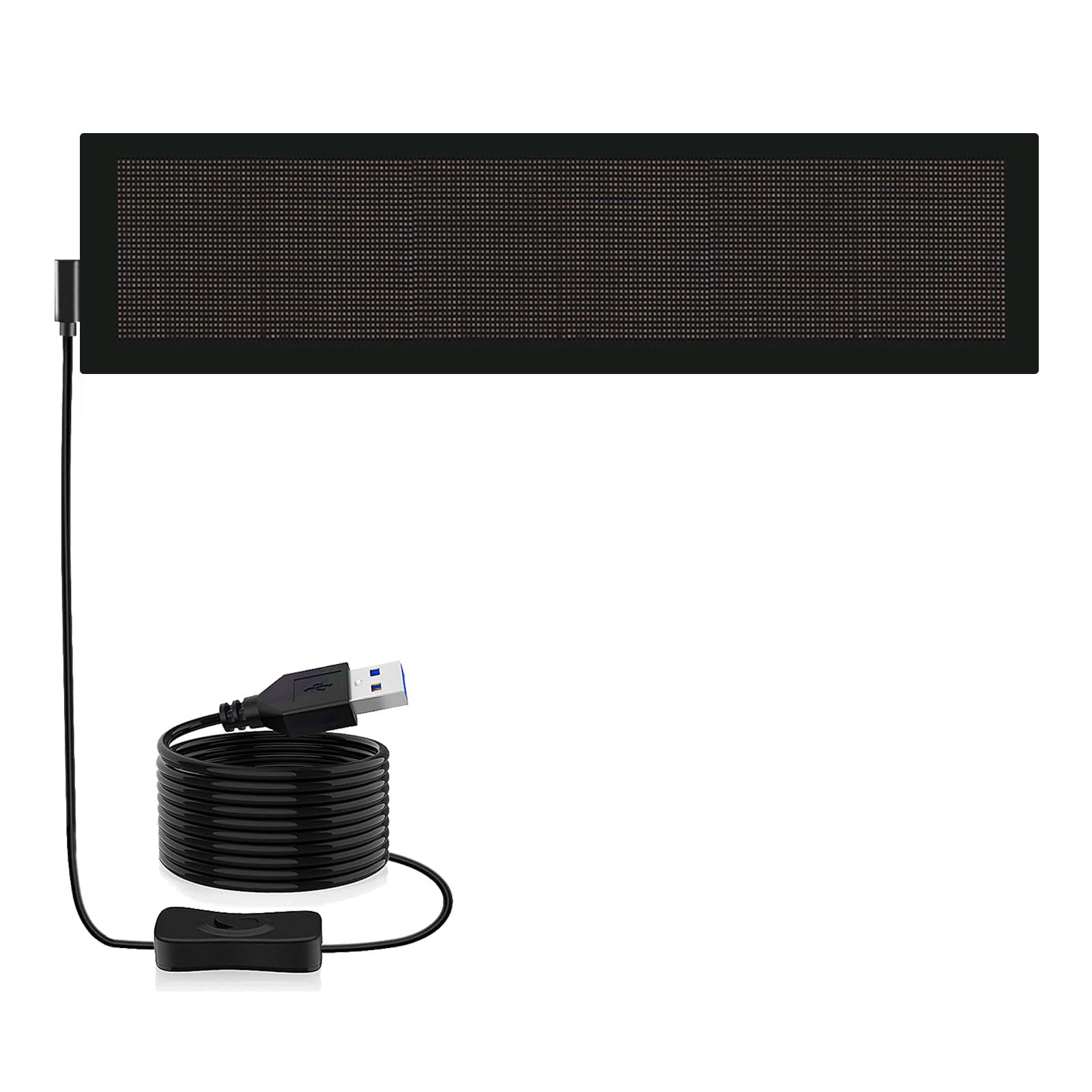 WLOSDMW Devil Eyes Light For Cars,Programmable Sign For Car,Led Matrix Panel,Flexible Digital Display,With Remote Control, Mobile Phone App Operation, Waterproof, Suitable For Various Scenes