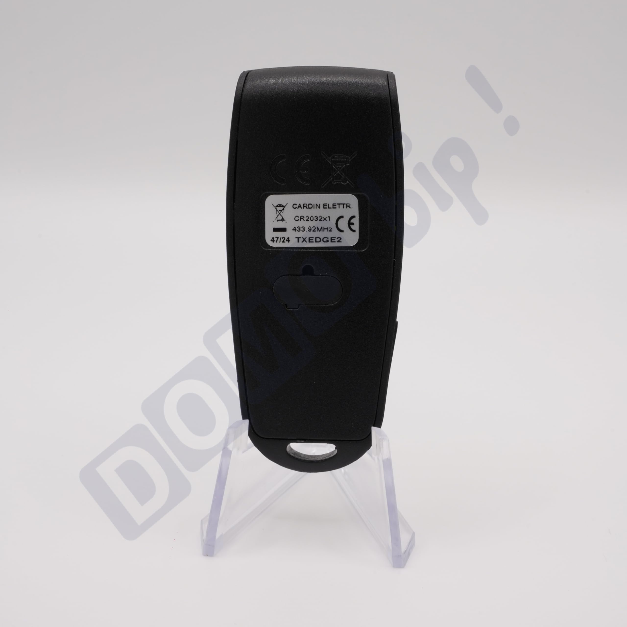 Cardin TXEDGE2 433.92 MHz Telecomando 2 Canali Verde Fluo & Nero per Automazioni - Tecnologia Codice Fisso + Rolling Code - Compatibile Ricevitori EDGE + 1 Goodies Domobip (confezione da 5)