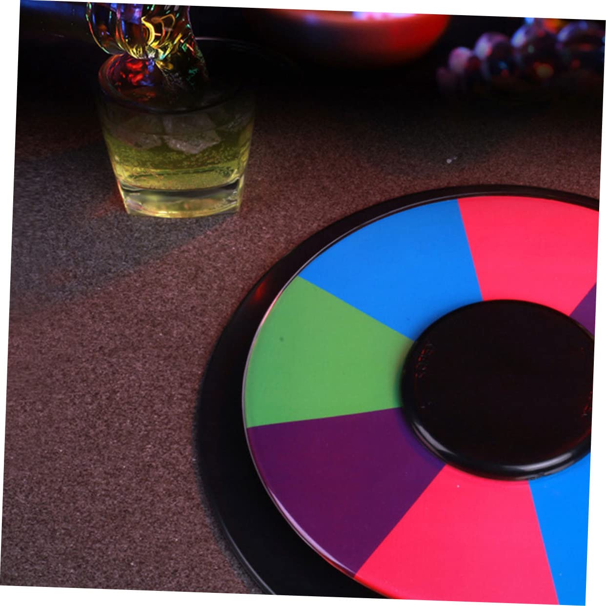 BCOATH Ktv Drinking Game Turntable 16 Slot Wheel Party Game Props for Bar Shot Drinking Game Toy
