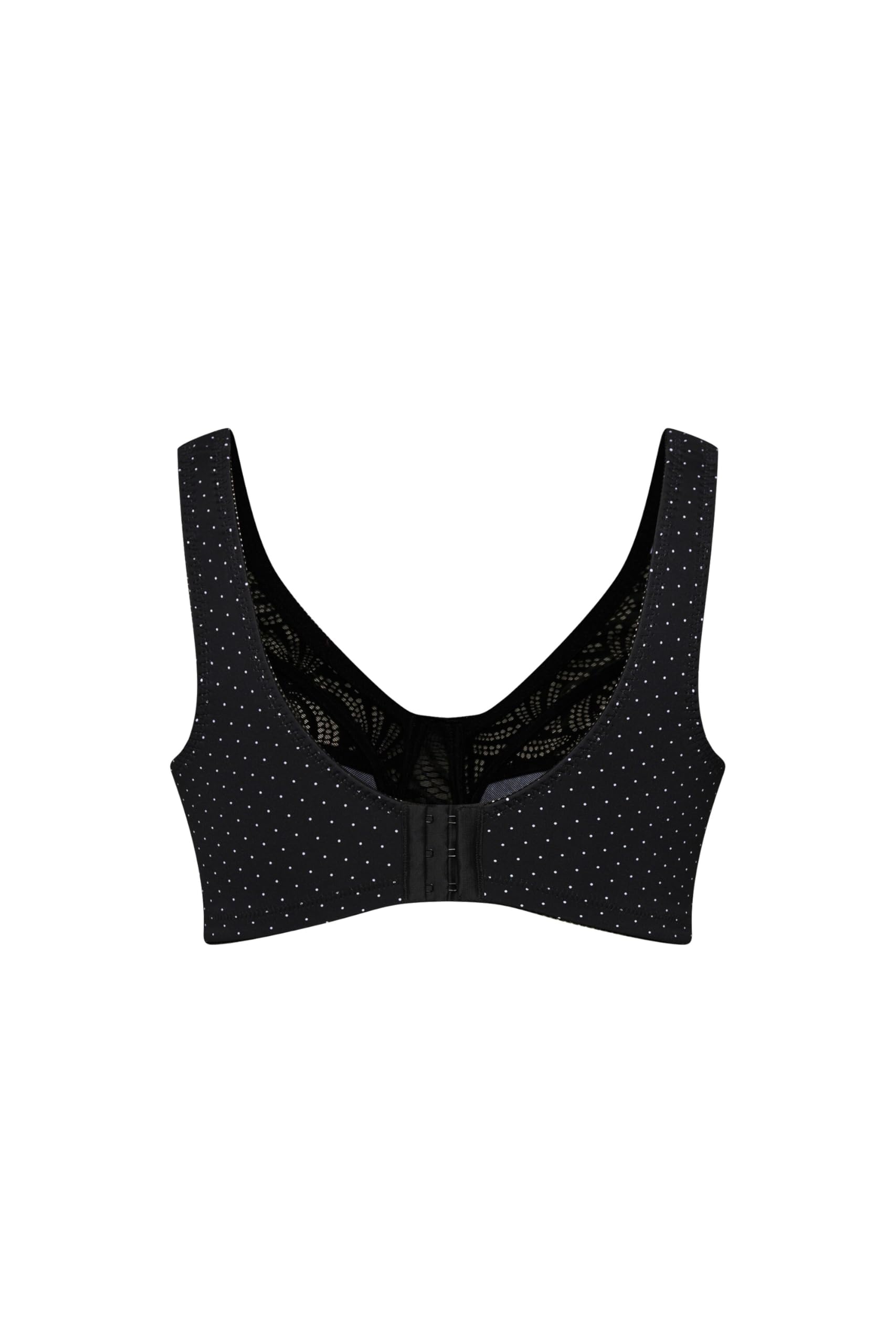 Ulla Popken Femme Grandes Tailles Soutien-Gorge de Maintien sans Armatures Dentelle