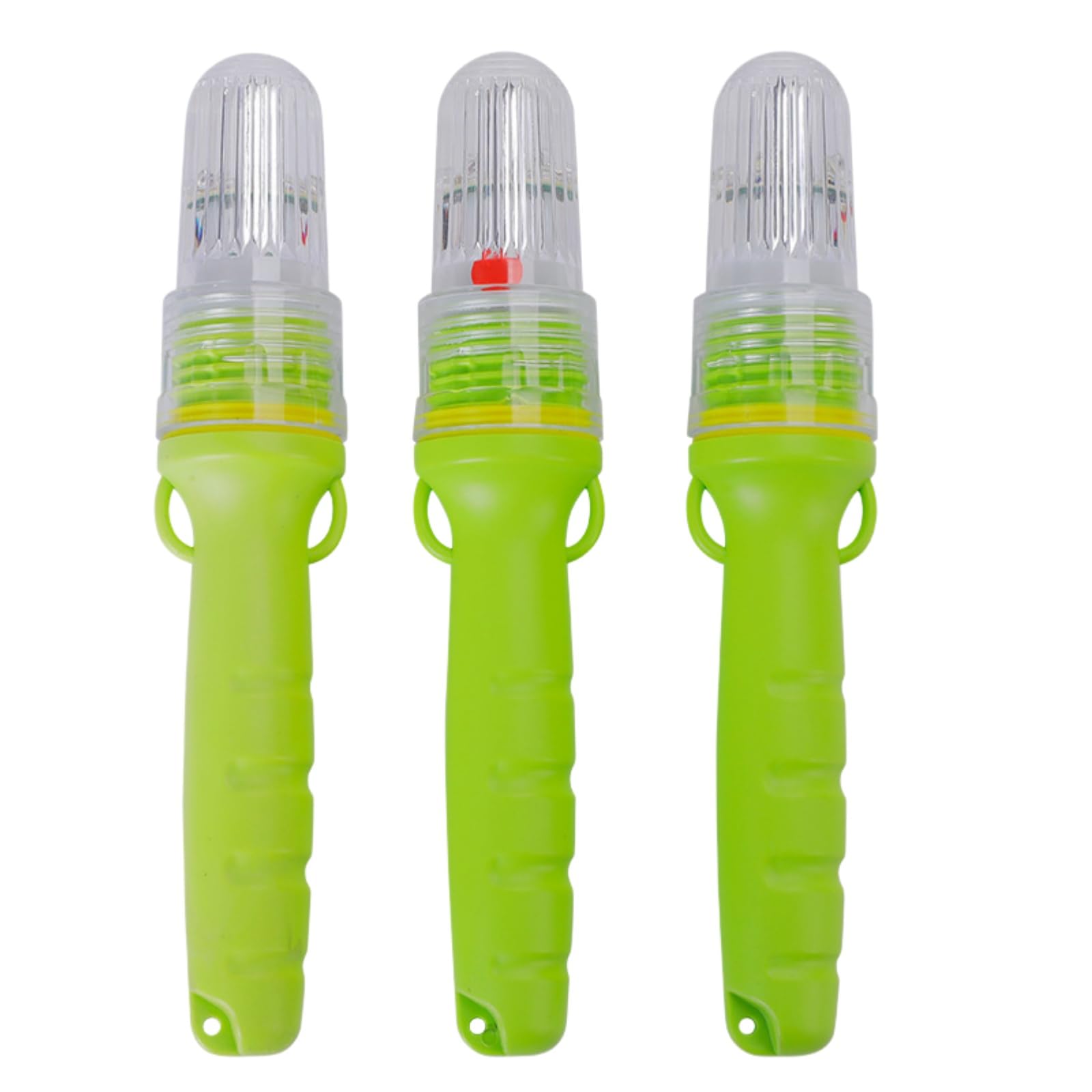 3pcs Green Boat Flares Emergency Distress,LED Signal Light with SmartSensor