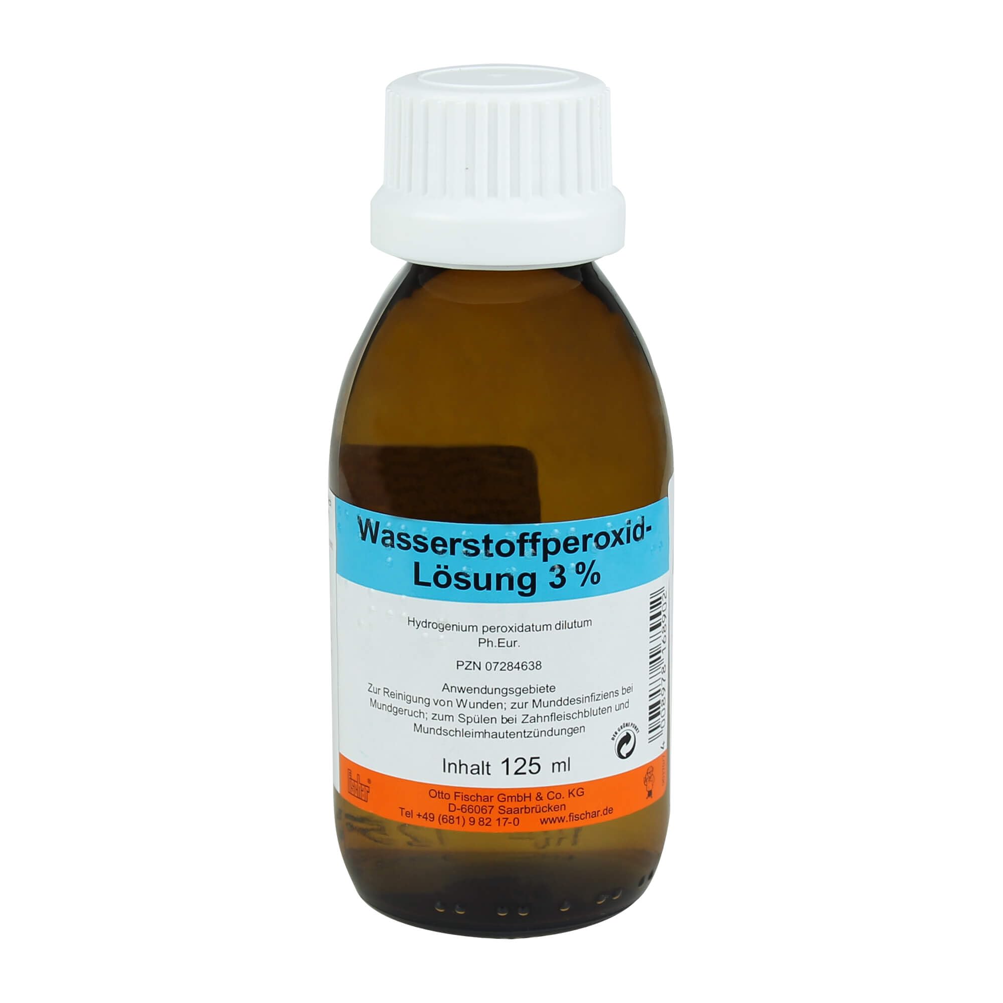 fischar Wasserstoffperoxid Lösung 3% Ph.Eur. 125 ml