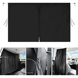 Funda Parasol Para Auto Divisor de Coche Cortinas Parasol, Yideng 134 x 80 cm Retirable Cortina Divisoria para Asiento De Auto De múltiples Fines Cortinas de privacidad para protección de privacidad Blackout Sun Shade