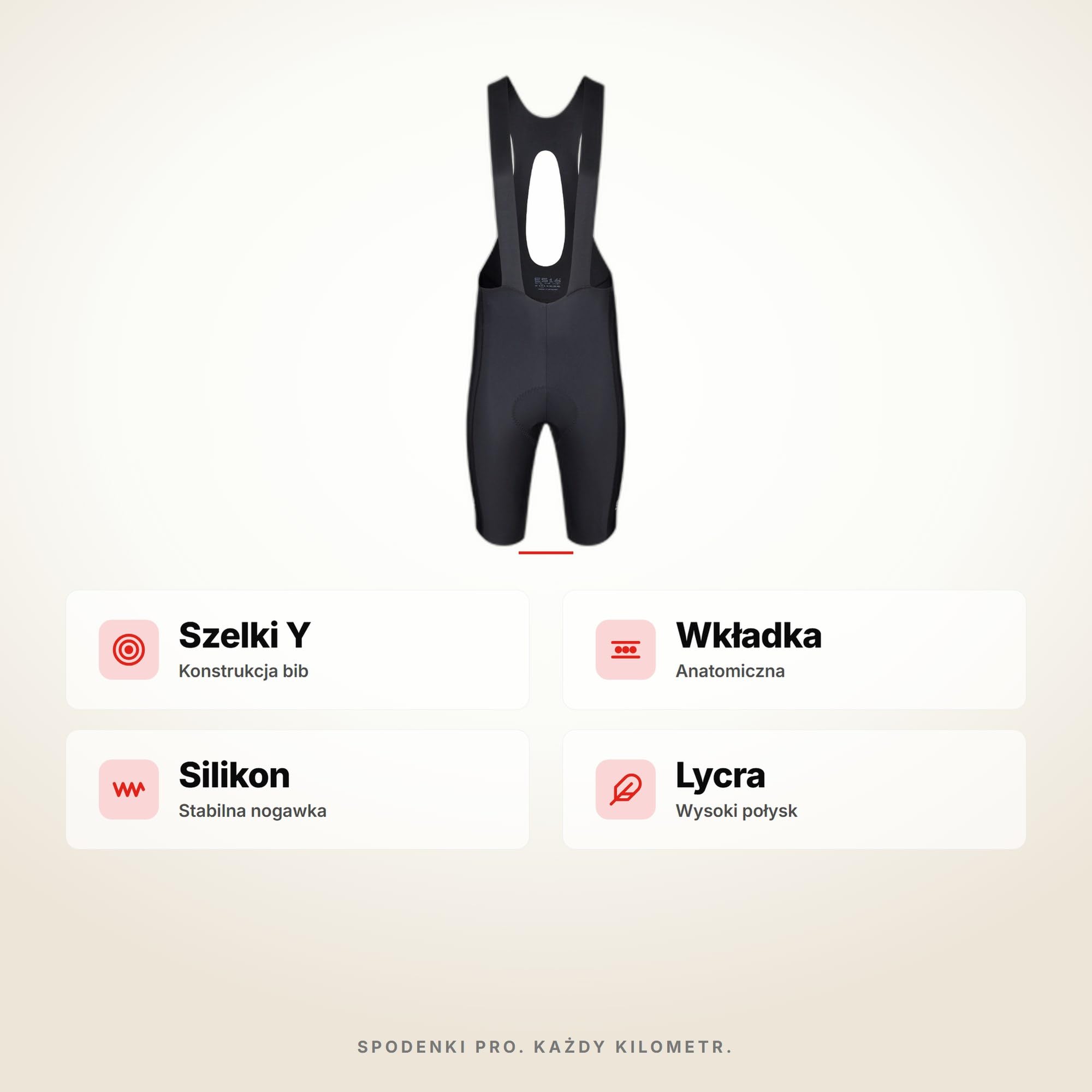PRO Spodenki Kolarskie Męskie | Bib Shorts Premium z Włoską Wkładką | Aerodynamiczne Oddychające z Ochroną UV | XXS-XXXXL