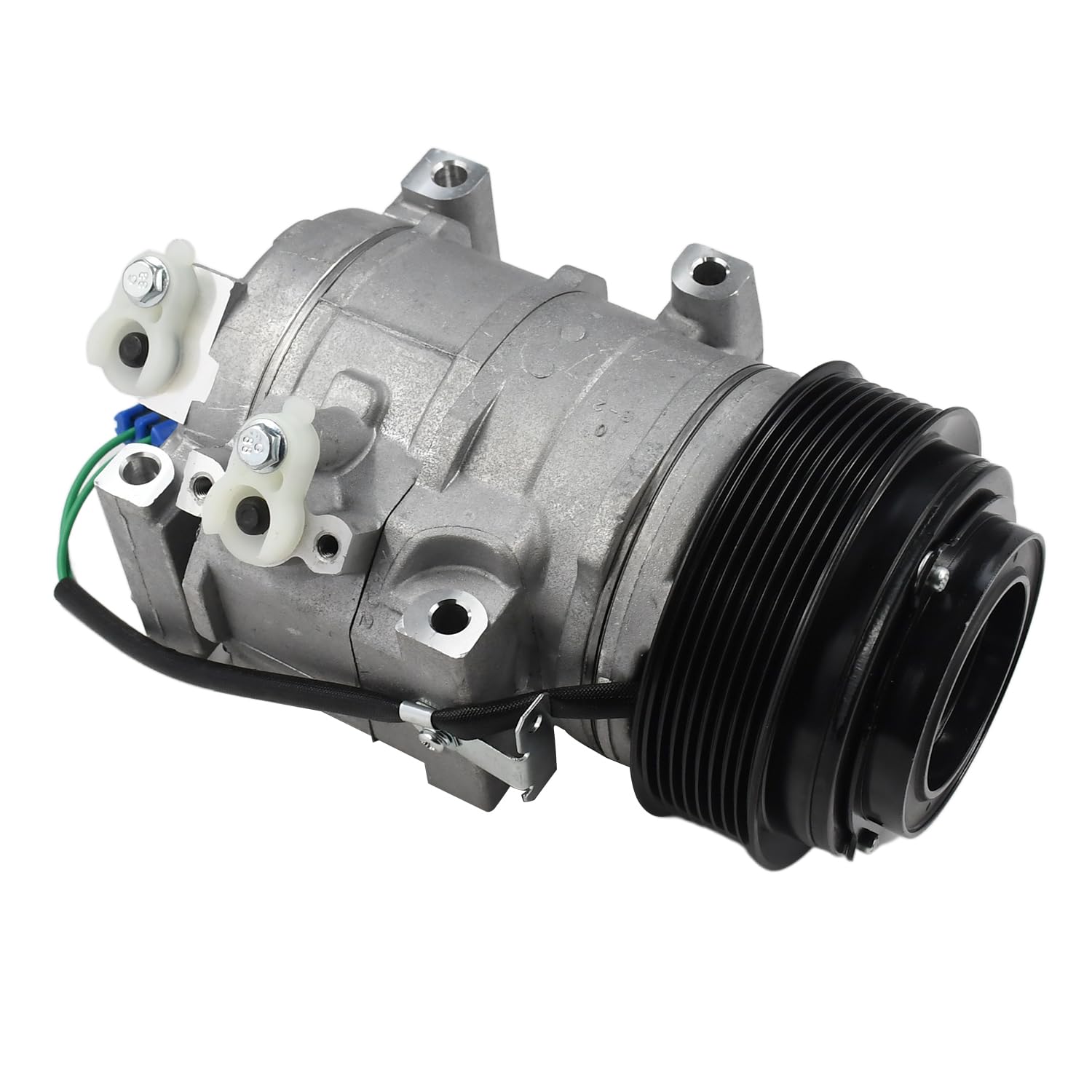 AT367640 24V Compresor de aire acondicionado SE502623 compatible con John Deere Crawler Loader 605K 655K 755K eje 1400 YZ19314 YZ19489 YZ19550 Bulldozer sobre orugas 1050K 550K 650K 700K 0K