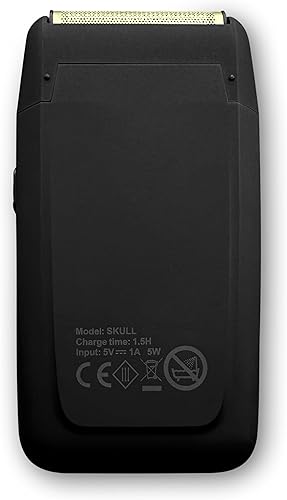 Miniatura 4 de TPOB Las afeitadoras de papel de aluminio de calavera se oscurecen con cuchillas Krunch, diseño compacto que puede caber en tu bolsillo con un motor