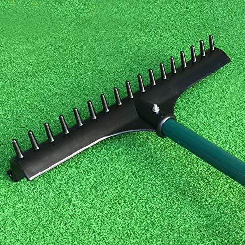 Golf Bunker Rake, 15" Sand Trap Rakes with 55" Aluminum
