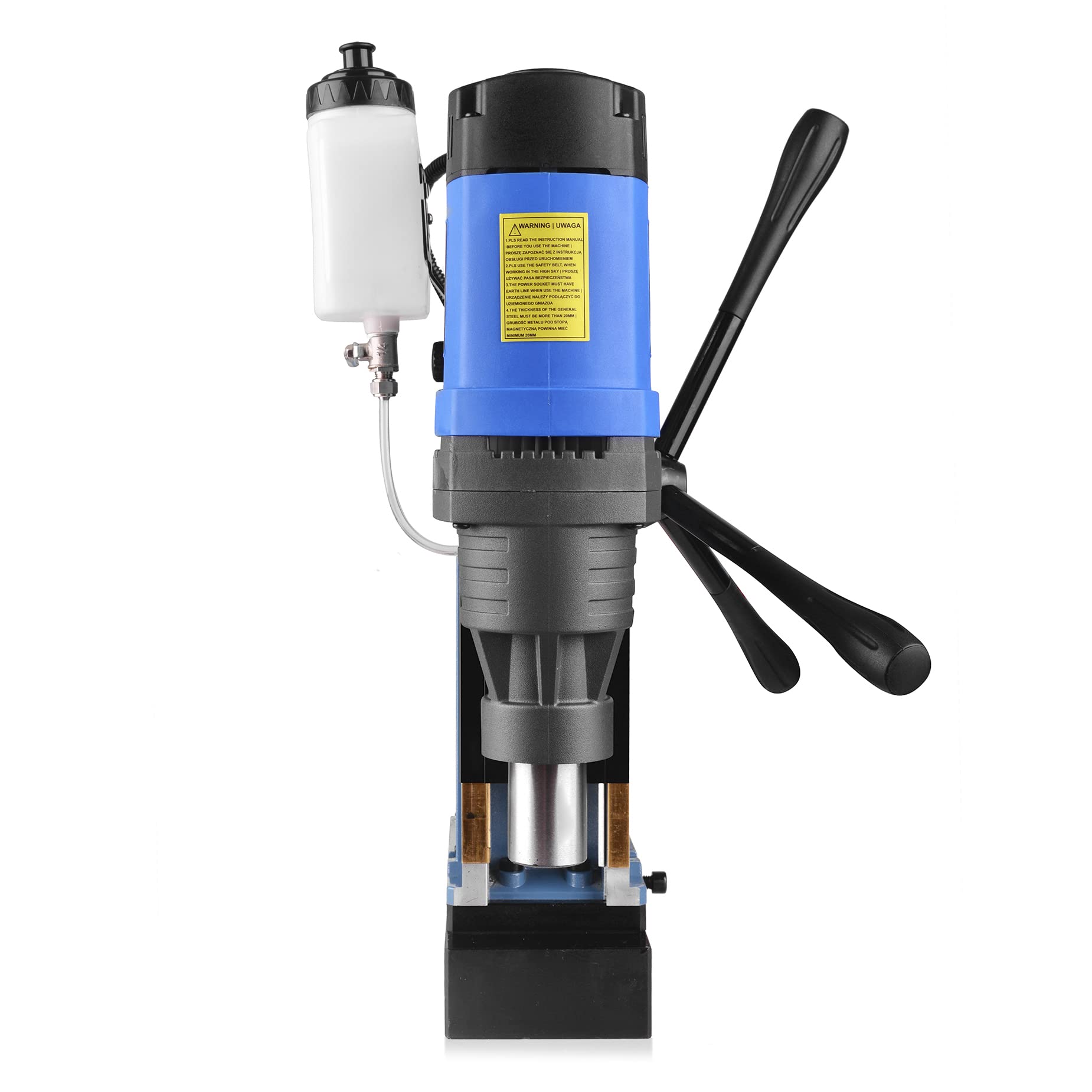 STAKO SCY-2800RE+ - Taladro magnético (máx. 80 mm de diámetro, 2050 W, con maletín, fuerza magnética 17000 N, taladro de núcleo portátil para trabajar metales con Weldon 19 mm MK3 y portabrocas B16 de