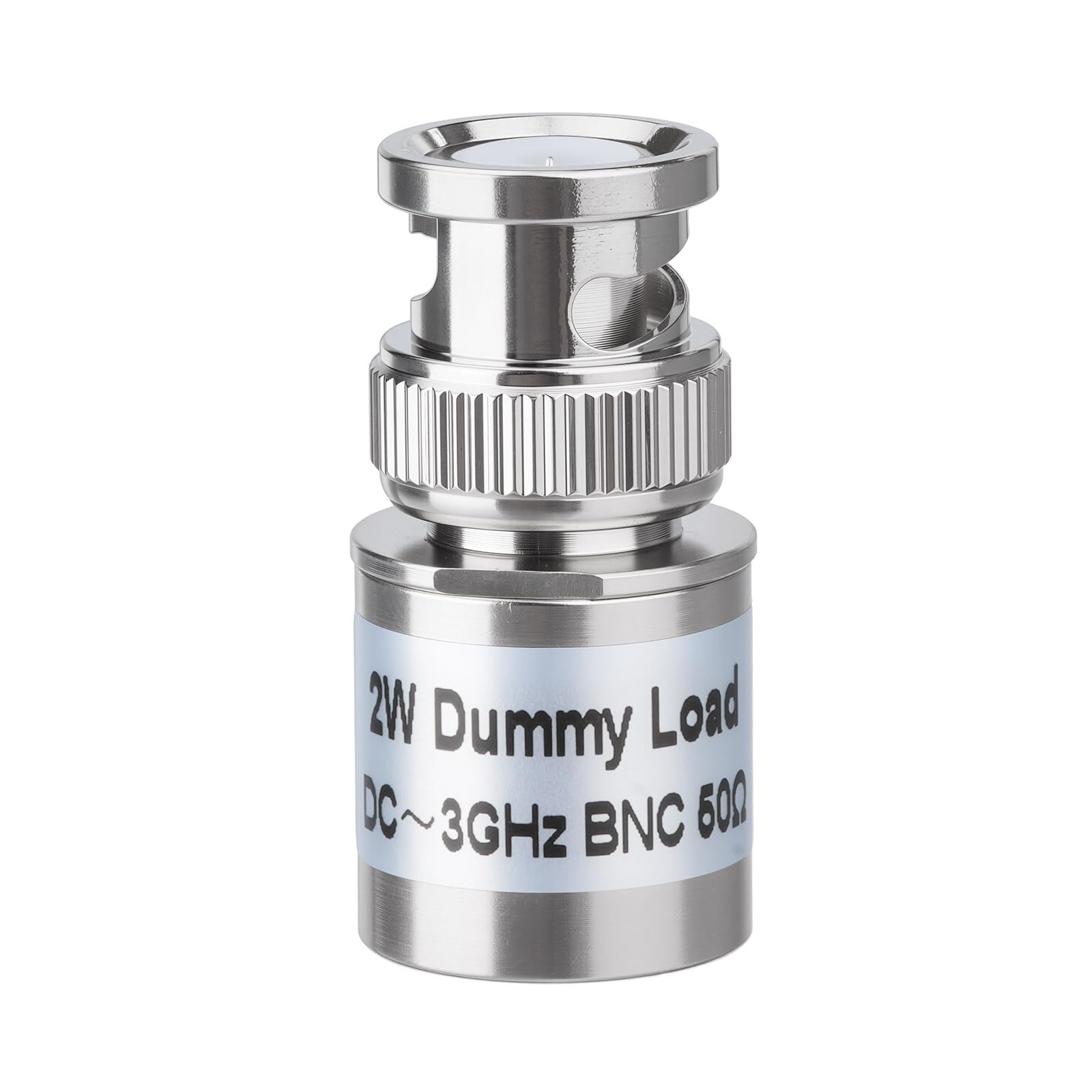 Bingfu Terminatore RF BNC 2W, Carico Fittizio Coassiale 50Ω, DC-3GHz, Connettore BNC Maschio, ROS ≤1.2 - per Test RF e Terminazione di Segnale