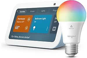 Echo Show 5 with SG Smart Bulb (Gen 3)