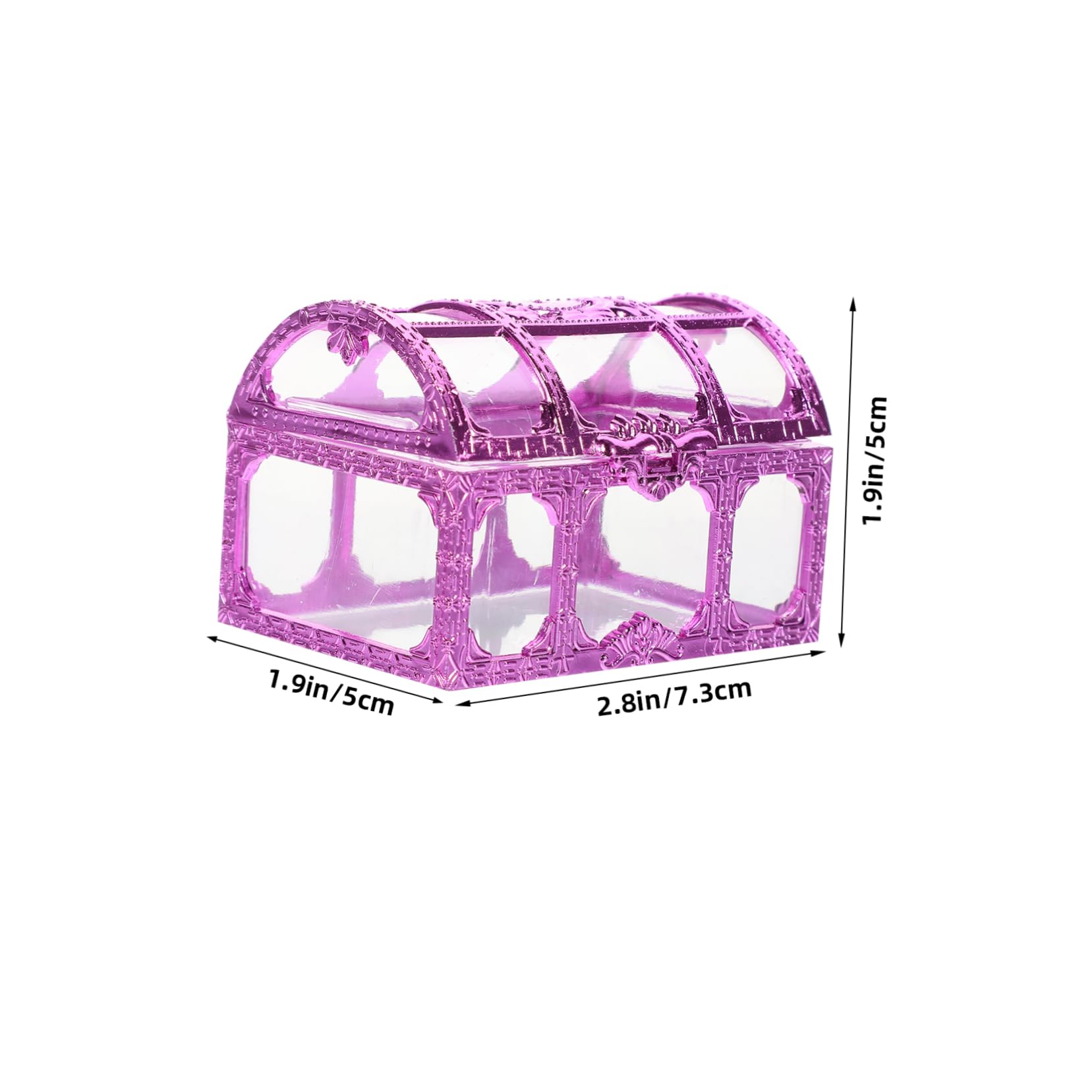 STOBAZA 12pcs Treasure Chest Candy Boxes Wedding Favor Containers for Candy Storage Decorative Party Supplies for Birthdays Easter and Celebrations