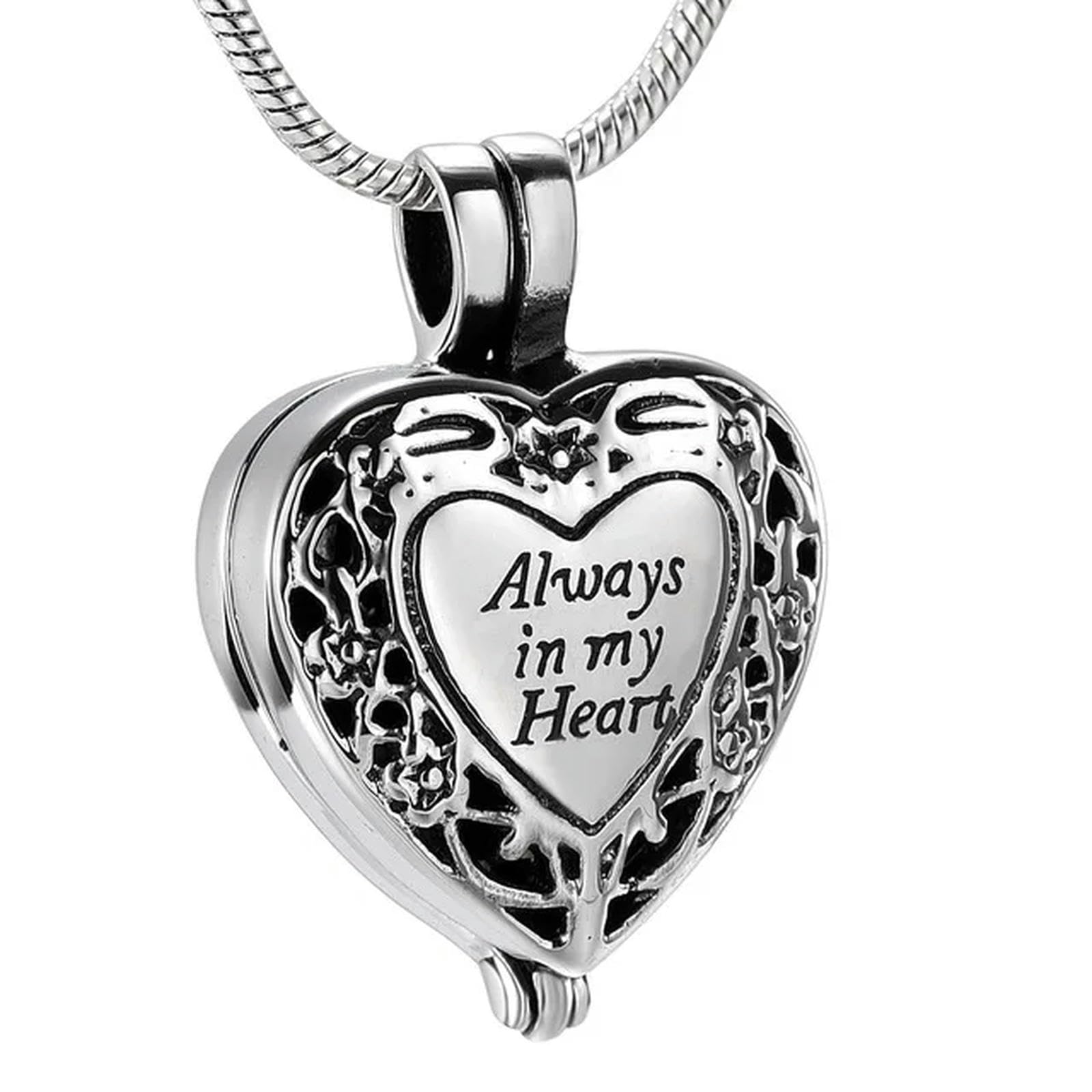Bijou urne funéraire cendres collier pendentif cylindre or