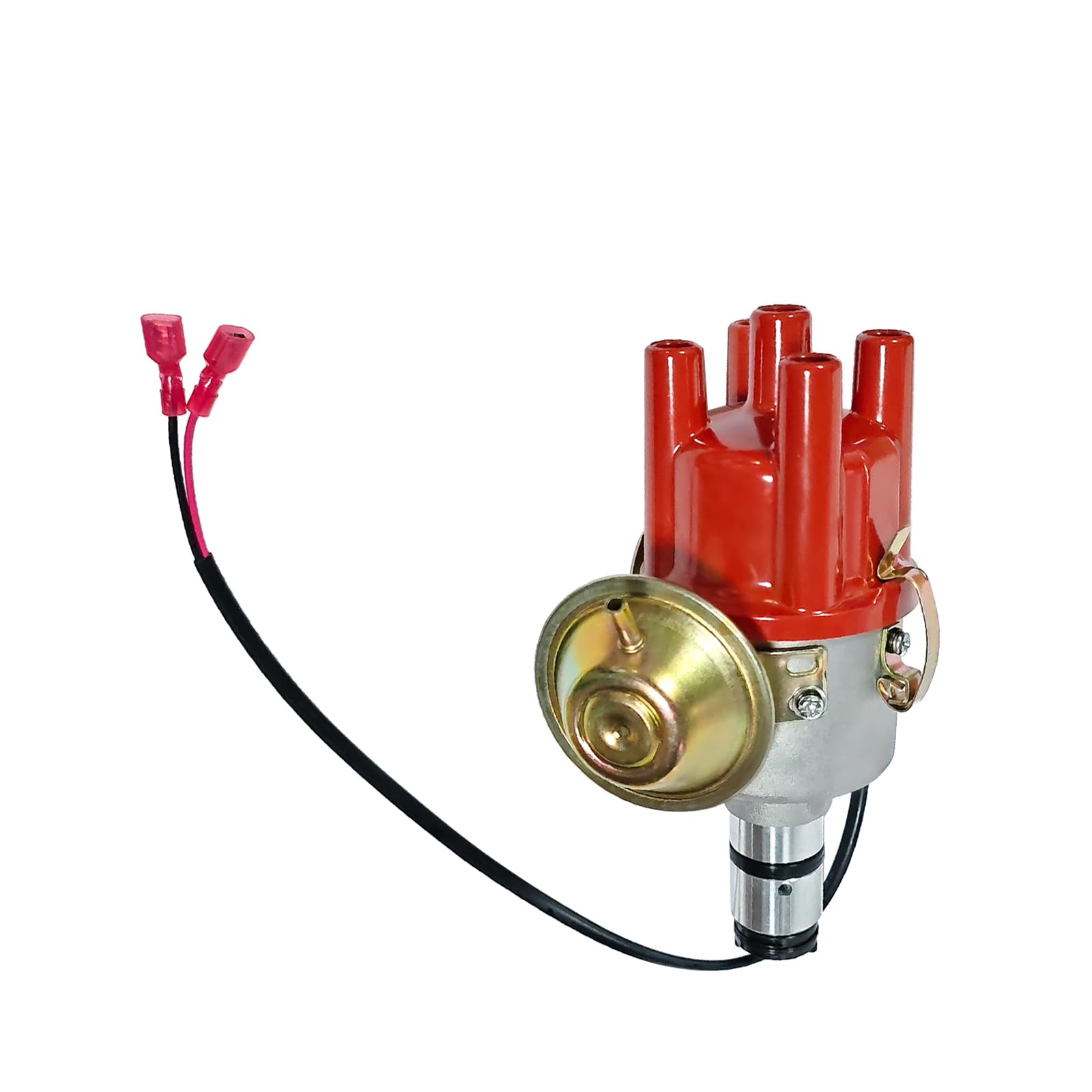 034 Vacuum Advance Electronic Distributor Red