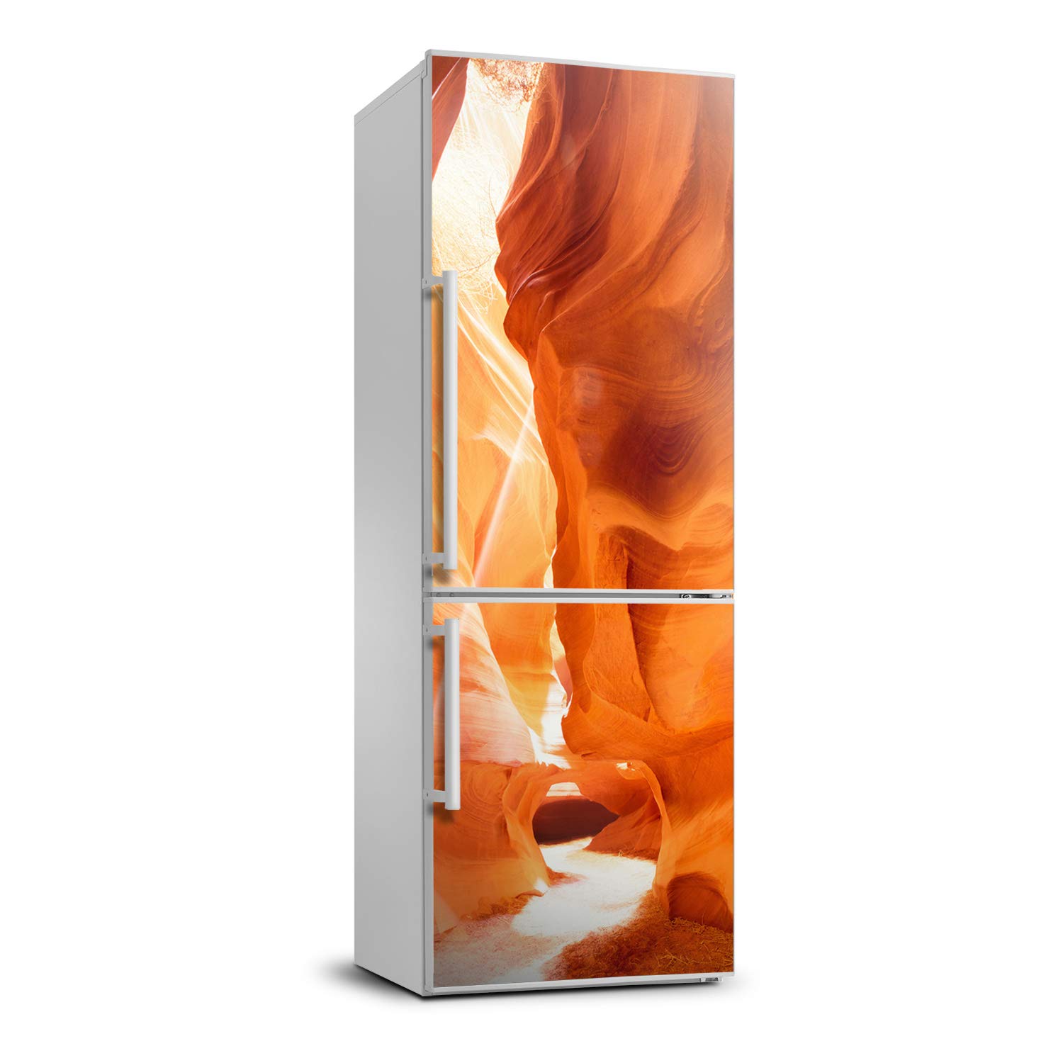 Cubierta para frigorífico Tulup vinilo autoadhesivo lavable 70x190 cm para tapar imperfecciones