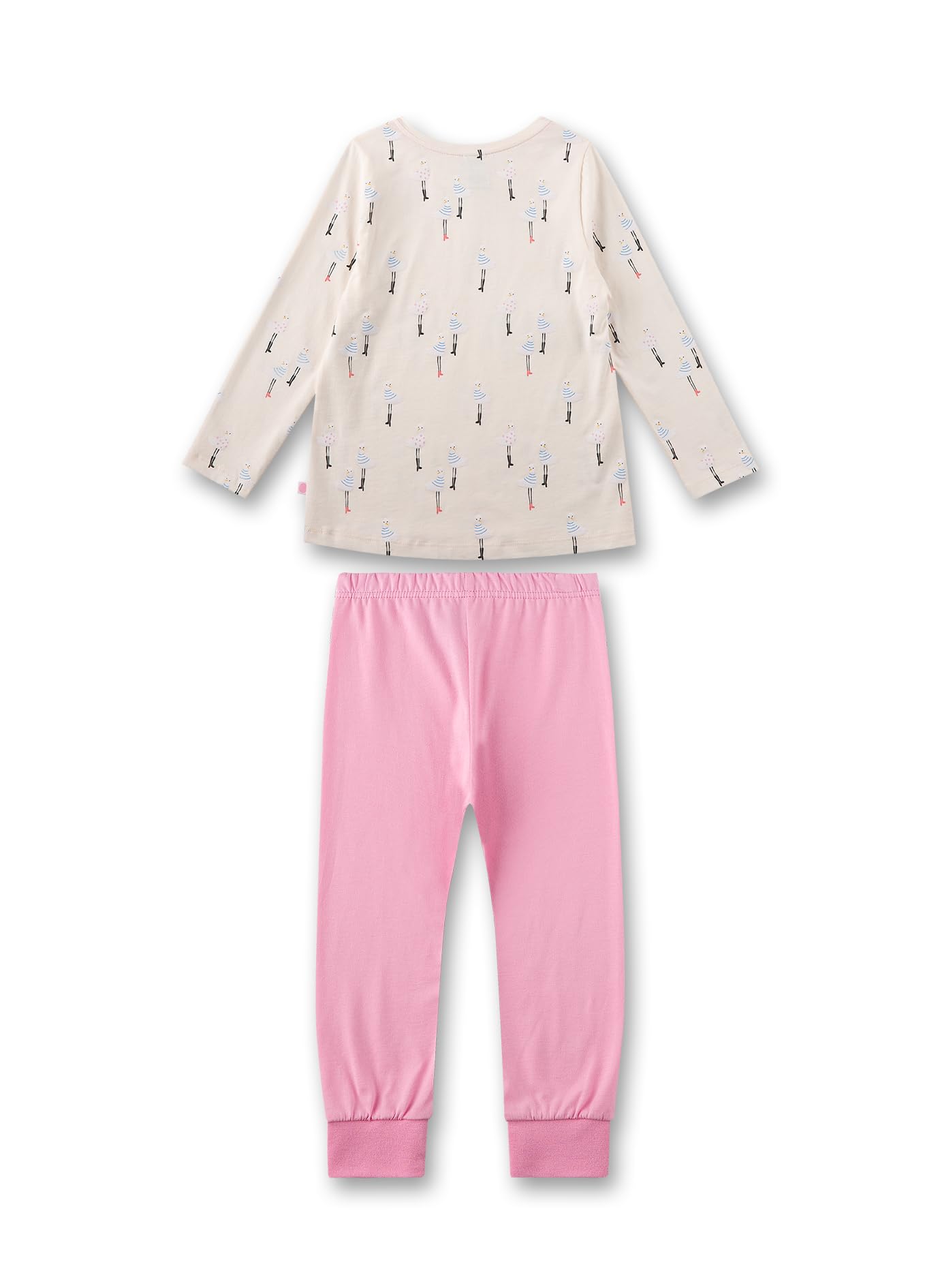 Sanetta 233280, Pigiami Ragazza, Pigiama Lungo Bambina, Sheer Pink