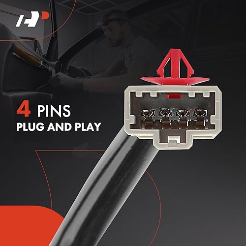 Miniatura 7 de A-Premium Motor de elevación de elevalunas eléctrico compatible con Honda Civic 2002 2003 2004 2005, sedán, lado delantero izquierdo del conductor