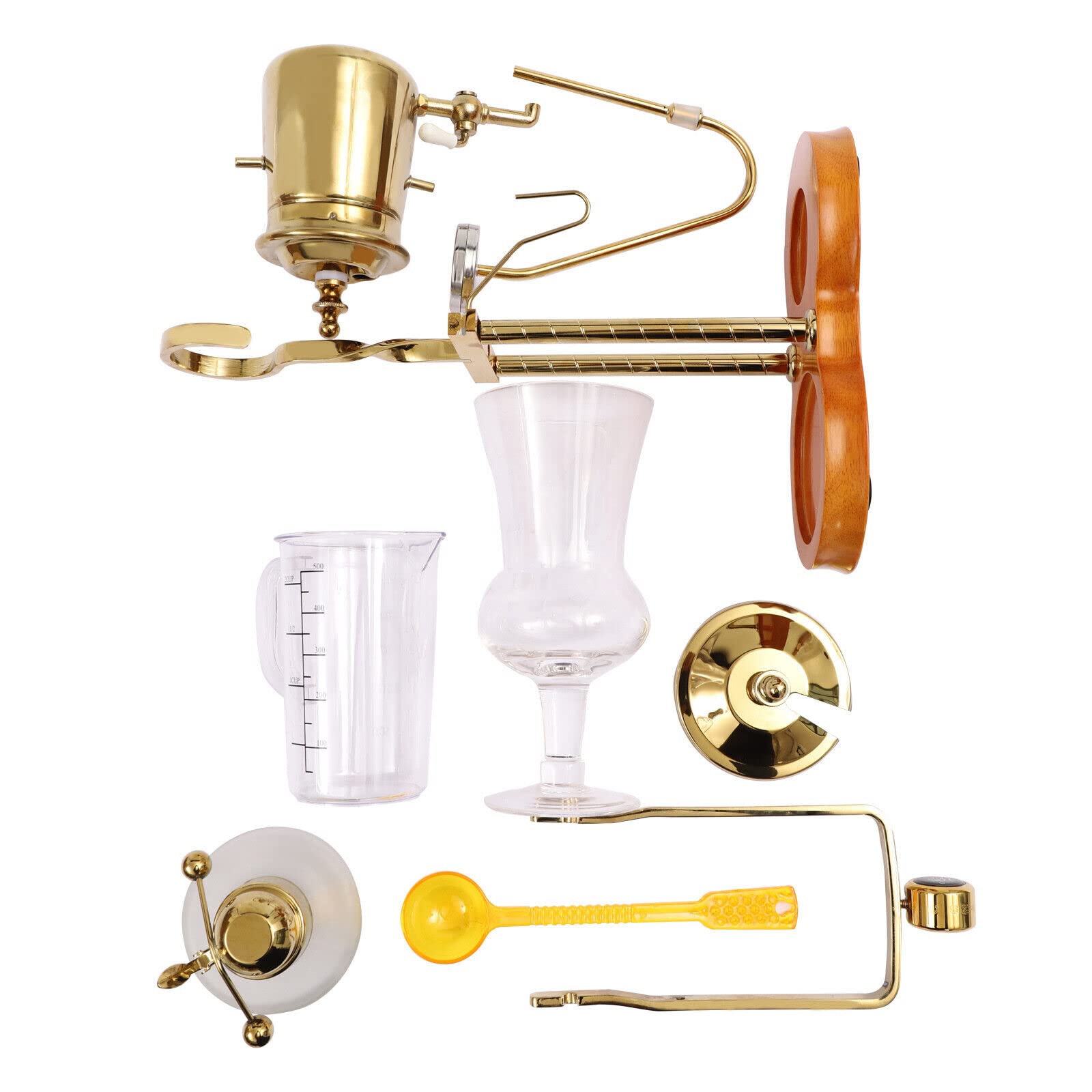 Siphon Balance Kaffeemaschine 400ml Siphon Kaffeemaschine Set Belgische Siphon Kaffeemaschine Vakuum-Kaffeebereiter Kaffee- und Teebrüher