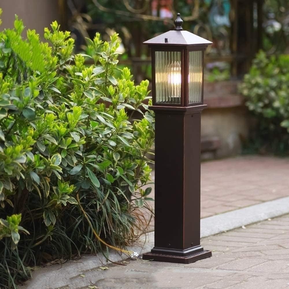 Generico Water Ripple Glass Post Lamp