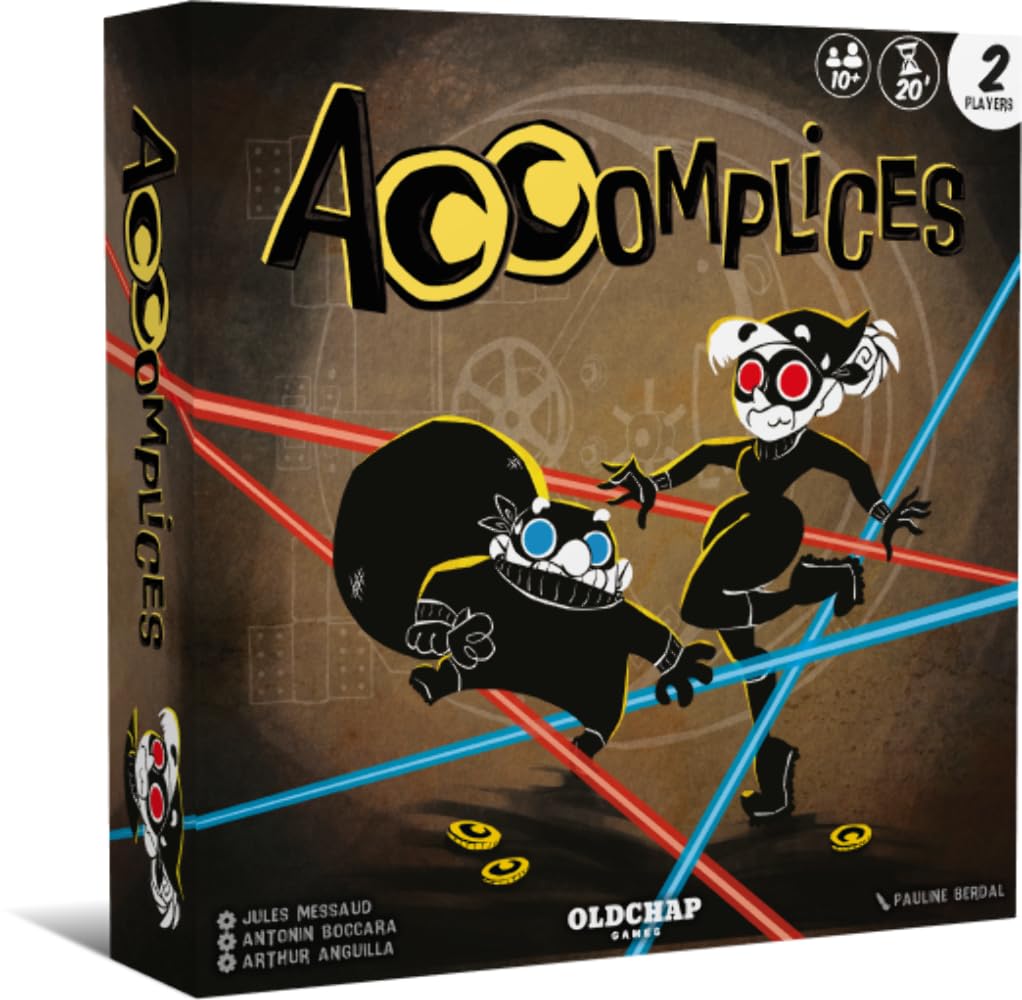 Hachette Board Games UK Accomplices, 2 Player Board Game,