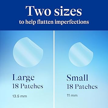 Differin Acne Treatment Gel and Differin Patch Set: 36 Power Patches, 18 large and 18 small patches for acne-prone skin and A30 day retinoid treatment with 0.1% Adapalene pump, Mother's Day Gifts