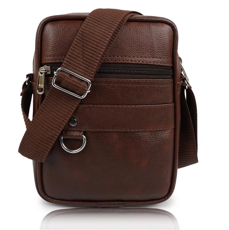 tresky Brown Men Sling Bag Stylish Cross Body massenger Sling bag for Office, Cash, Business Collection, Travelling-picture-14
