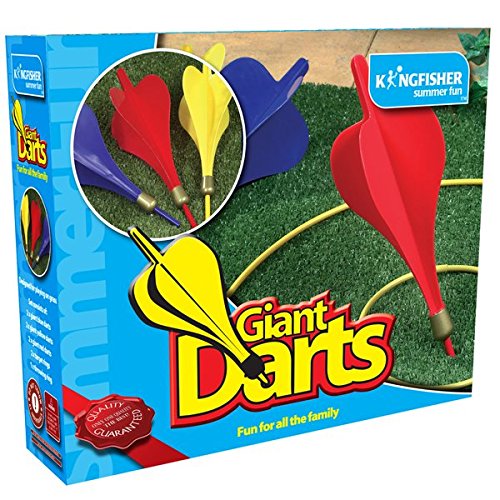 Kingfisher GA002 - Juego de Dardos Gigantes para jardín