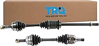 Vista 255 de TRQ Juego de conjunto de eje de transmisión CV delantero para conductor y pasajero, 2 piezas, compatible con Ford Explorer 4WD 95-01, Explorer AWD