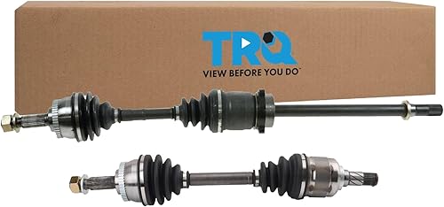 Miniatura 85 de TRQ Juego de 2 piezas de ensamblaje de eje CV delantero del lado del conductor y del pasajero, compatible con transmisión automática Mazda 3 i