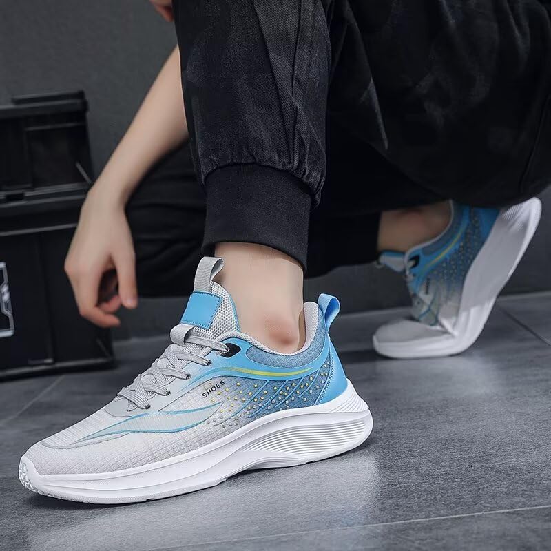 Men's Plus Size Running Shoes Breathable Lightweight Walking Shoes Workout Sport Sneakers Shoes4