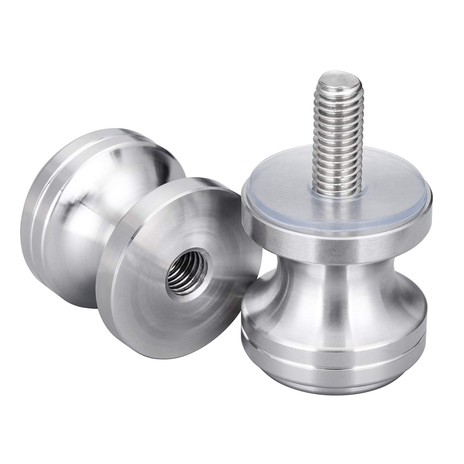 Maniglie Per Porta Doccia In Acciaio Inox - 2 Pezzi, Design Rotondo, Per Vetro