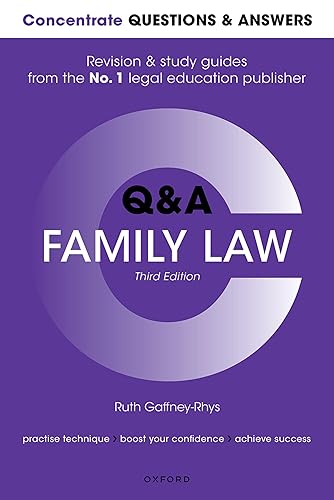 Concentrate Q&amp;A Family Law: Law Q&amp;A Revision and Study Guide (Concentrate Questions &amp; Answers)