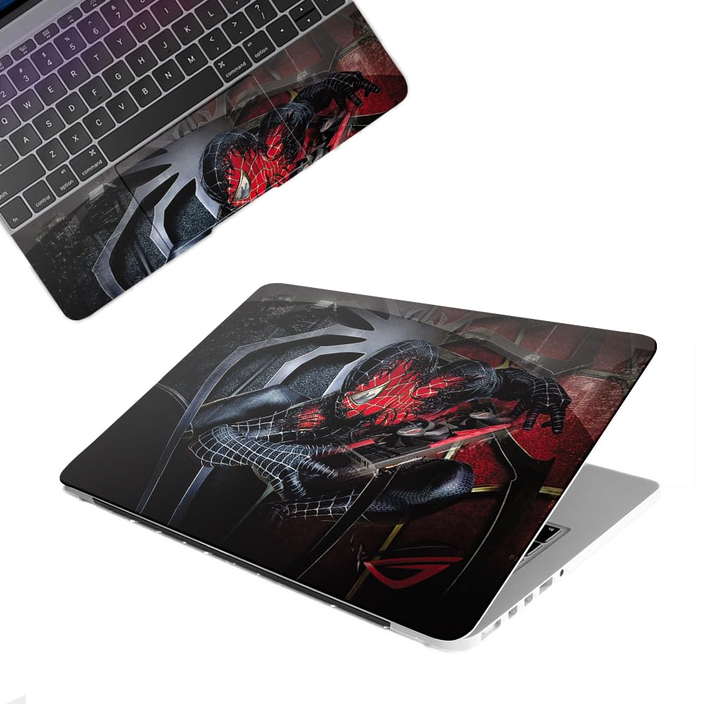 Galaxsia™ Spiderman Top+Wrist Pad Vinyl Laptop Skin/Sticker/Cover Upto 15.6 Inches Laptops Laminated-Removable-HD Quality Compatible for Hp-Dell-Sony-Lenovo-Asus etc.(15x10 Inches) (B0D8FVNBW1) Amazon Price History, Amazon Price Tracker