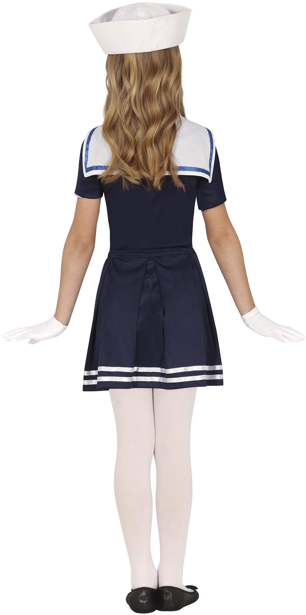 FIESTAS GUIRCA Vintage Sailor Costume for Girls - Elegant Blue Sailor Dress - Retro Sailor Costumes for Girls - Age 5-6 Years - Image 2