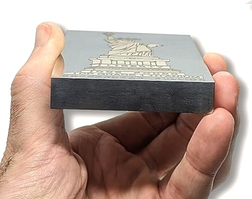 Miniatura 3 de Barra de titanio de 1 libra (16 oz) Estatua de pisapapapeles con certificado .996 Fine Bullion New York