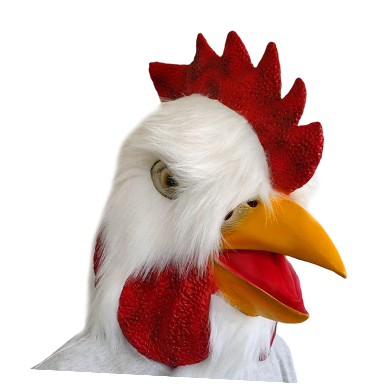 PACKOVE 1 Pc Party Chick Mask Cosplay Costume Chicken Halloween Rubber Chicken Costume Hat Hen Costume Halloween Costume Fuzzy Emulsion Mask