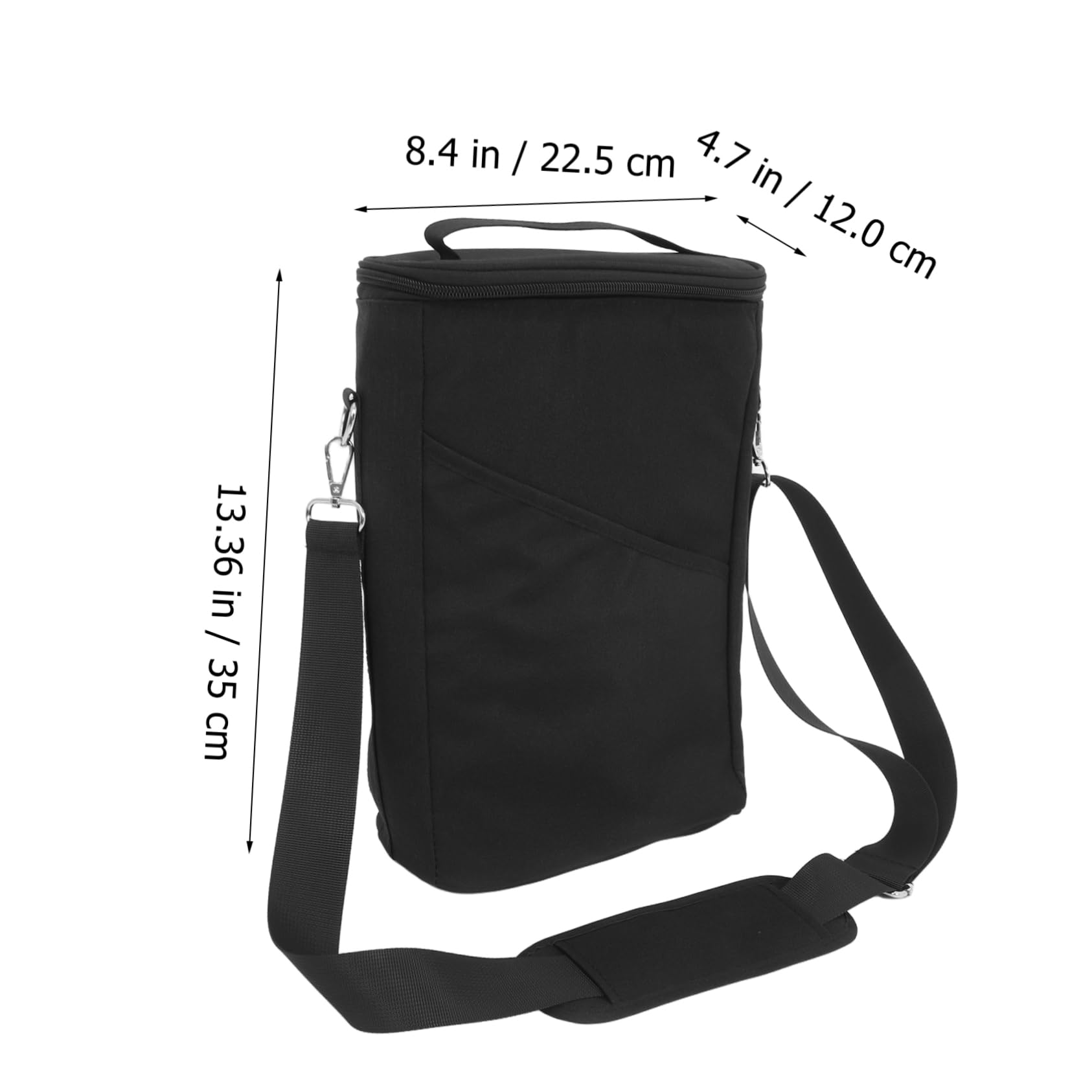 2 Isolierte mit Auslaufsicher Weinkühltasche Gepolstert Henkel und Verstellbarem Schultergurt für Flaschen und Picknick und Weindinner