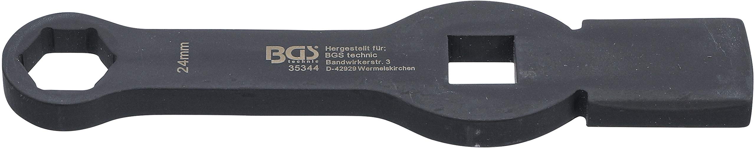 BGS 35344 | Slogging Ring Spanner | Hexagon | with 2 Striking Faces | 24 mm