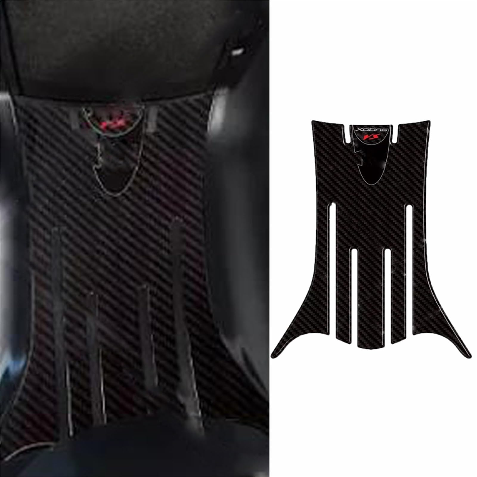 Decorative Sticker Anti Scratch Decal Knee Grip Tank Traction Pads for Kymco Xciting VS 400 Motorcycle Pad Protector Sticker