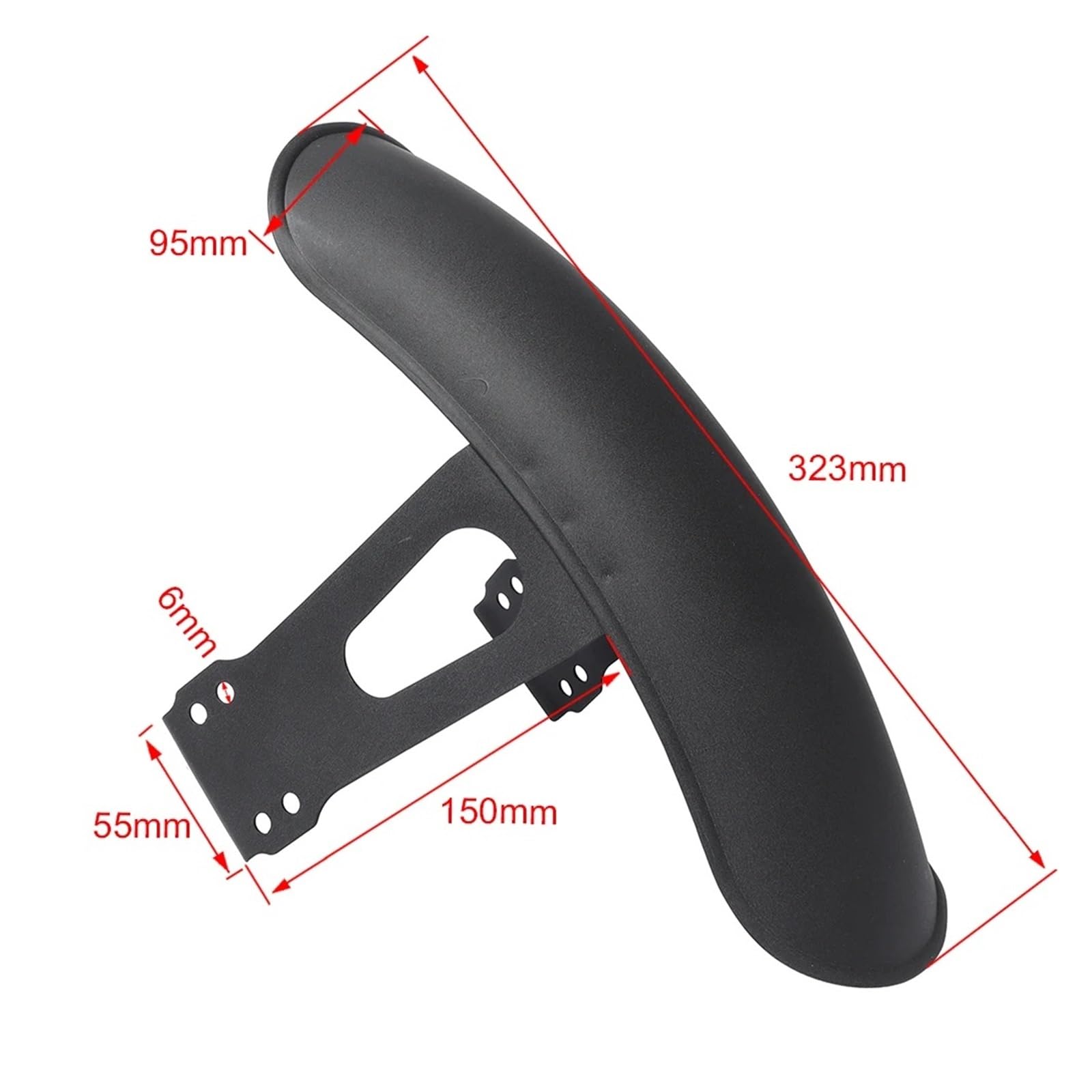 Parafango moto Per Moto universale per Cafe per Racer Ferro posteriore anteriore per parafango Copri nero per Honda(Front Fender)