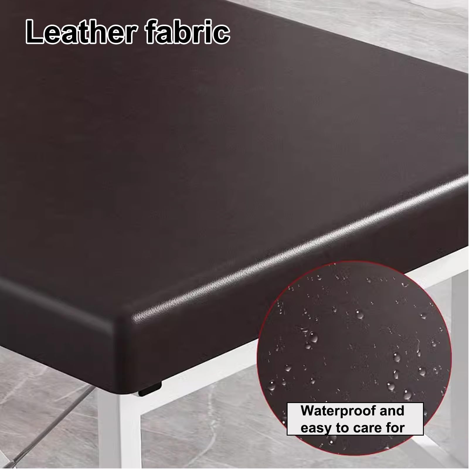 Camillas Plegables para Masajes Ligeras Tatuaje de Camilla de Cuero Plegable Sin Instalación Camilla Estetica con Agujeros para Respirar Capacidad de Carga 250 Kg | Without Installation Esthetician Bedd with Breathing Face 250kg Load-Bearing Capacity(Blac