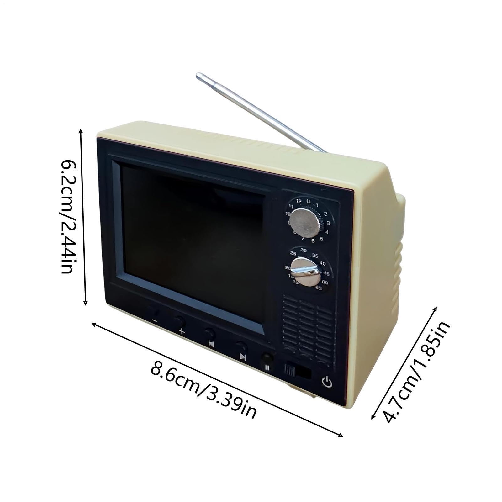 Générique Téléviseur Vintage Petit Jouet Rétro à Lecture USB