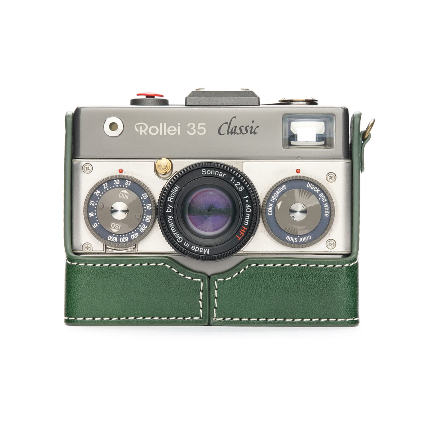 TP Handmade Genuine Real Leather Half Camera Case Bag Cover for Rollei 35 Classic / 35 Royal / 35 75