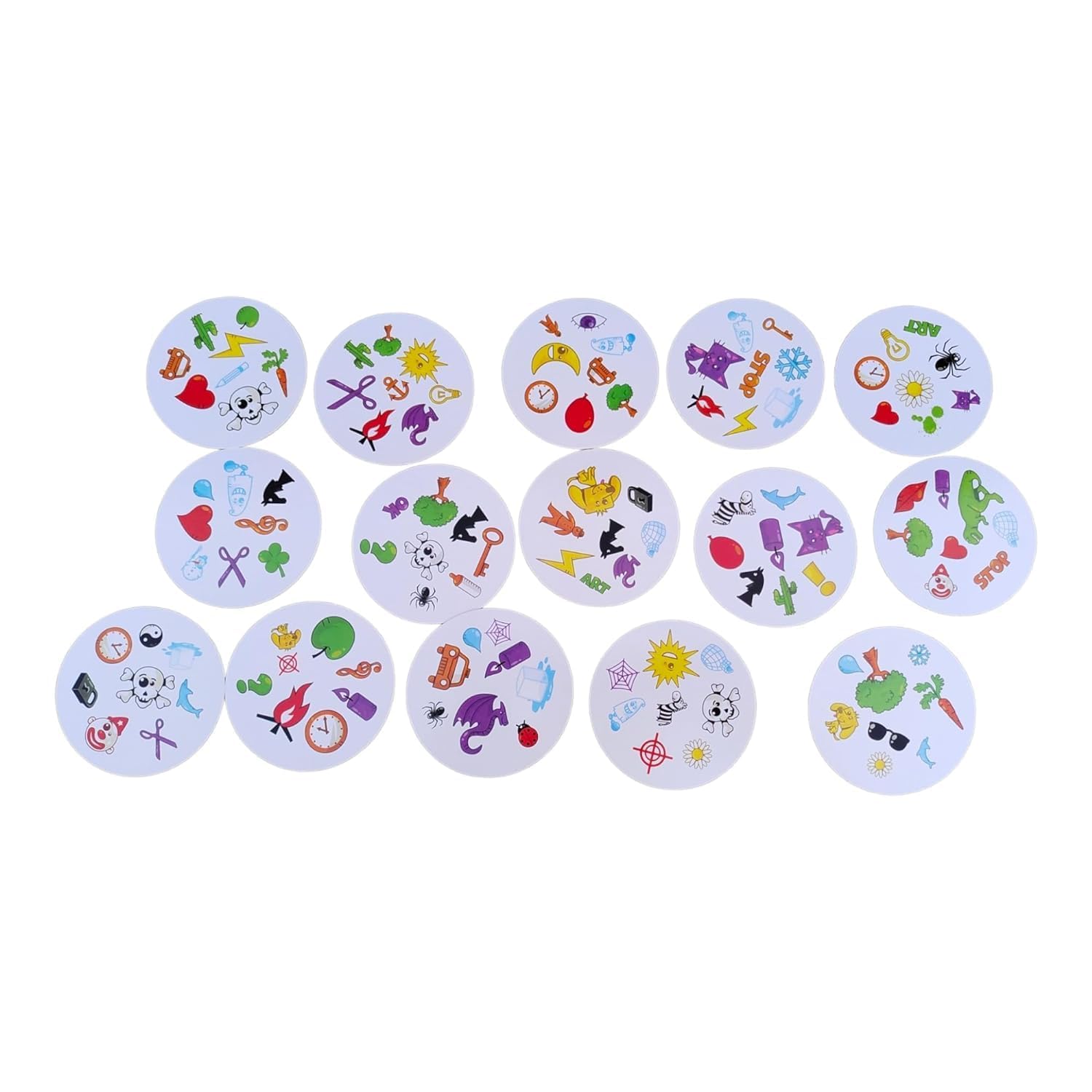 HIGH TRUSTED Classic Card Game for Kids, Family Card Game, 2-8 Player Game, for 3 Years and Above,(Multicolor, Dodble) - Image 8 thumbnail