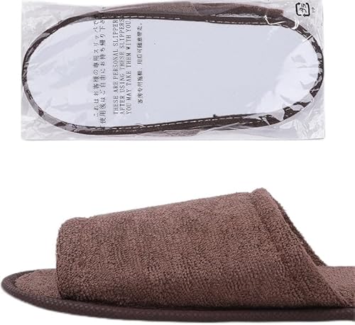[ROZZERMAN] 不織布スリッパ セット ホワイト まとめ買い 使い捨てスリッパ 30足 (茶・ホテル, Free Size)の商品画像（Amazon）