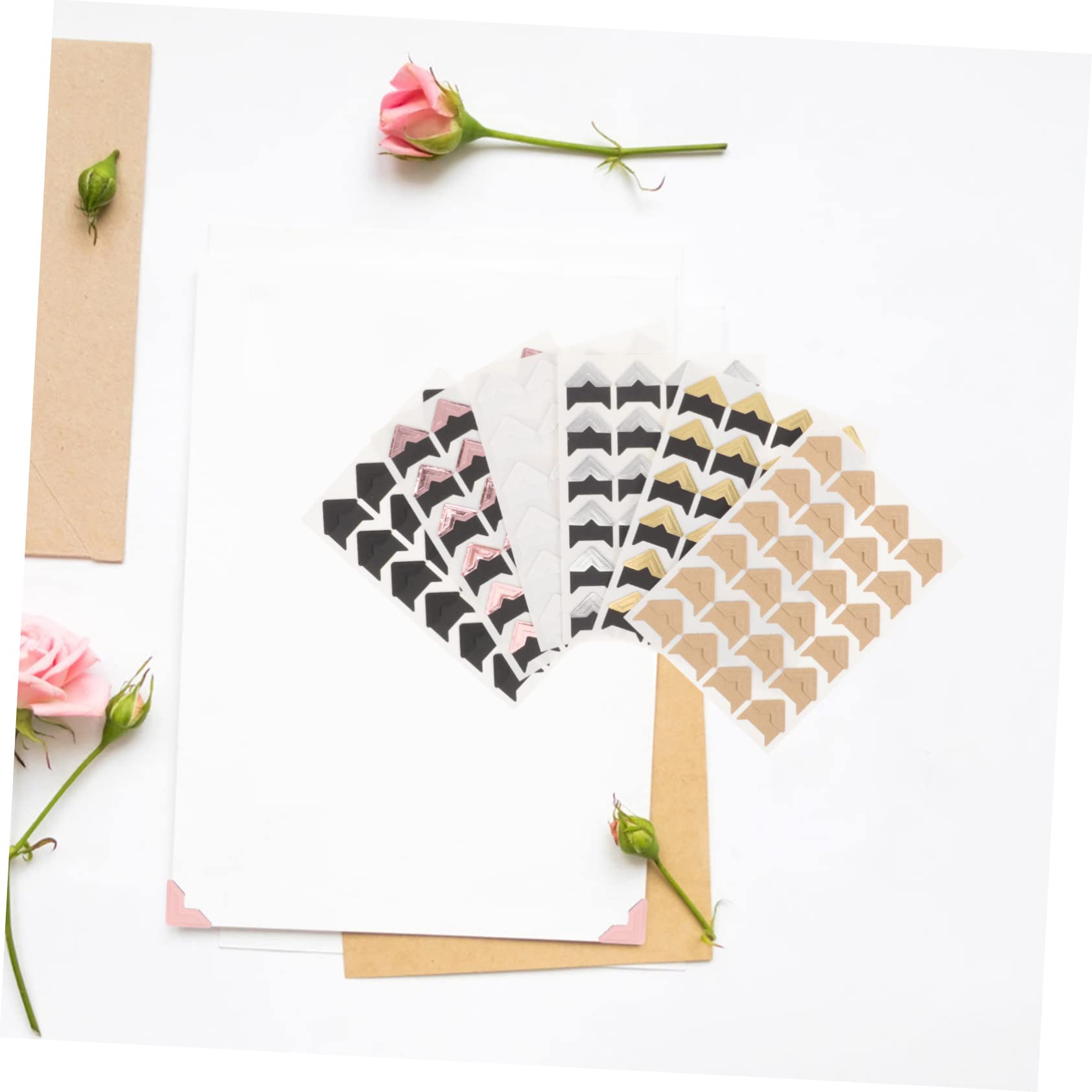 Sewroro 60 Hojas De Pegatinas Para Esquinas De Fotos Esquinas De Fotos Protectores De Esquinas Para Fotos Esquinas De Fotos Esquinas De Fotos Protector De Esquinas De Imagen Imagen