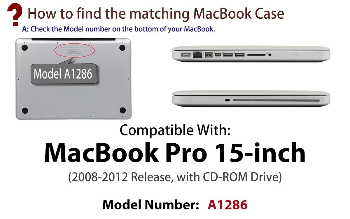 Amazon.com: UESWILL Compatible with MacBook Pro 15 inch with CD